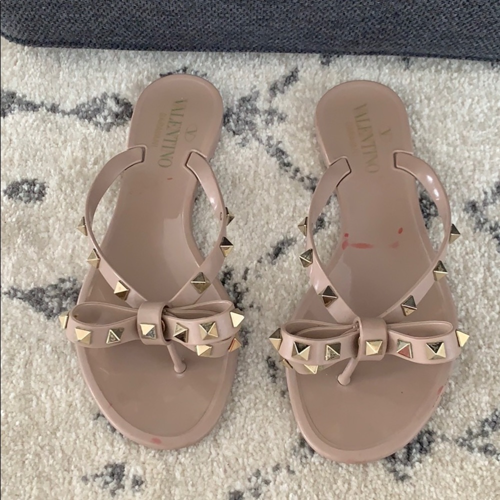 Valentino Bow Rockstud Sandals 35